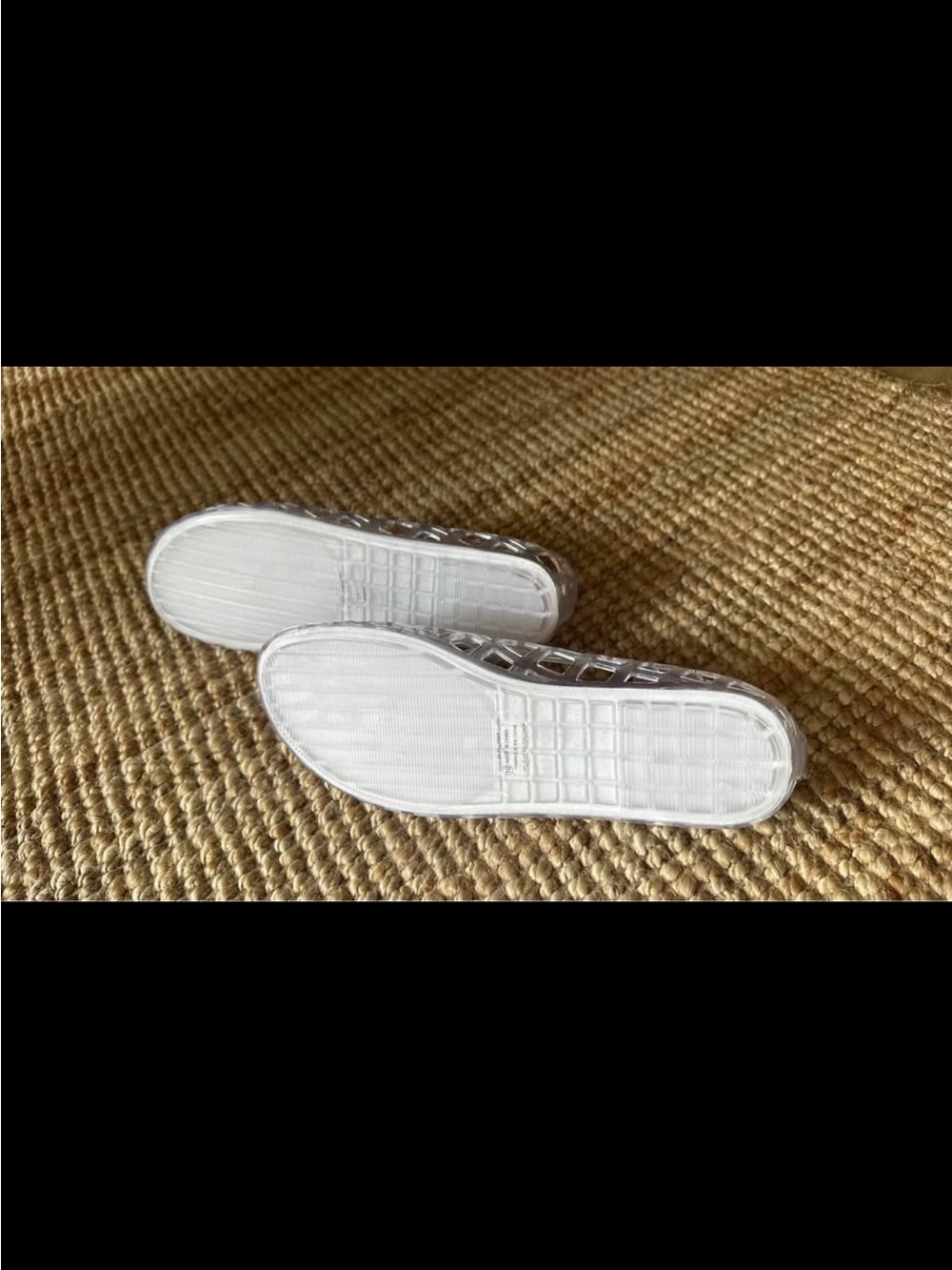 No Boundaries Clear Jelly Flats with White Insole - Picture 2 of 2